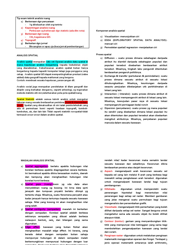 Analisis Ruang Pdf