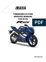 Yamaha Yzf r125 Service Manual