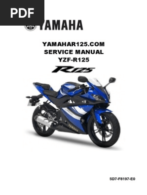 YAMAHA YZF-R125 サービスマニュアル 2023 Yamaha Yzf r125 Service Manual | PDF | Fuel Injection | Throttle