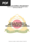 Manual de Normas e Diretrizes Do Curso de Educação Mediúnica Espírita
