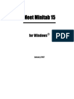 Minitab v15