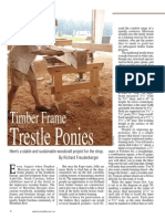 Build Sturdy Trestle Ponies for Timber Framing
