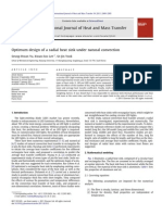 Optimum Design of A Radial Heat Sink Under Natural Convection