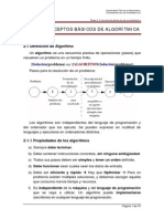 Conceptos básicos de algoritmos