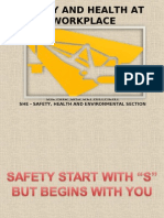 Safety and Health at Workplace