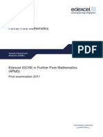 IGCSE2009 FurtherPureMaths SAMs