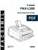 Canon L300 Quick Reference Guide