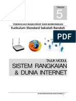 Modul  Sistem Rangkaian Dan Dunia Internet Bhg 1
