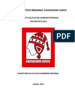 Resumen Plan de Gobierno Kausachun Cusco