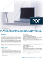 Plan de alojamiento servidor virtual