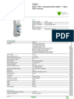 Product Data Sheet: Acti 9 - IHH - Mechanical Time Switch - 7 Days - 100 H Memory