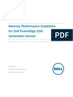 Memory Performance Guidelines For Dell PowerEdge 12th