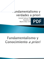 Epistemologia Presentacion, La Epistemologia de Descartes y Las Creencias