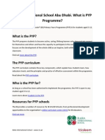  Raha International School Abu Dhabi. What is PYP Programme?