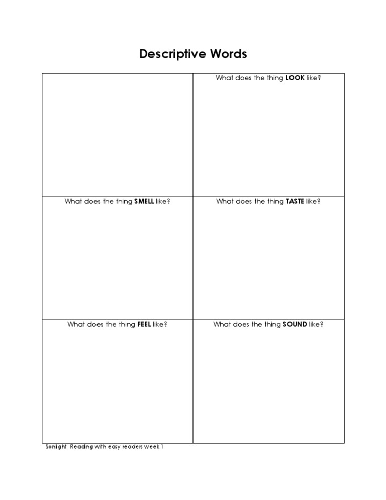 descriptive-words-worksheet