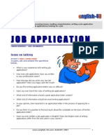 Job Application Letter Tips