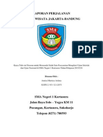 Laporan Perjalanan Karya Wisata Jakarta-Bandung