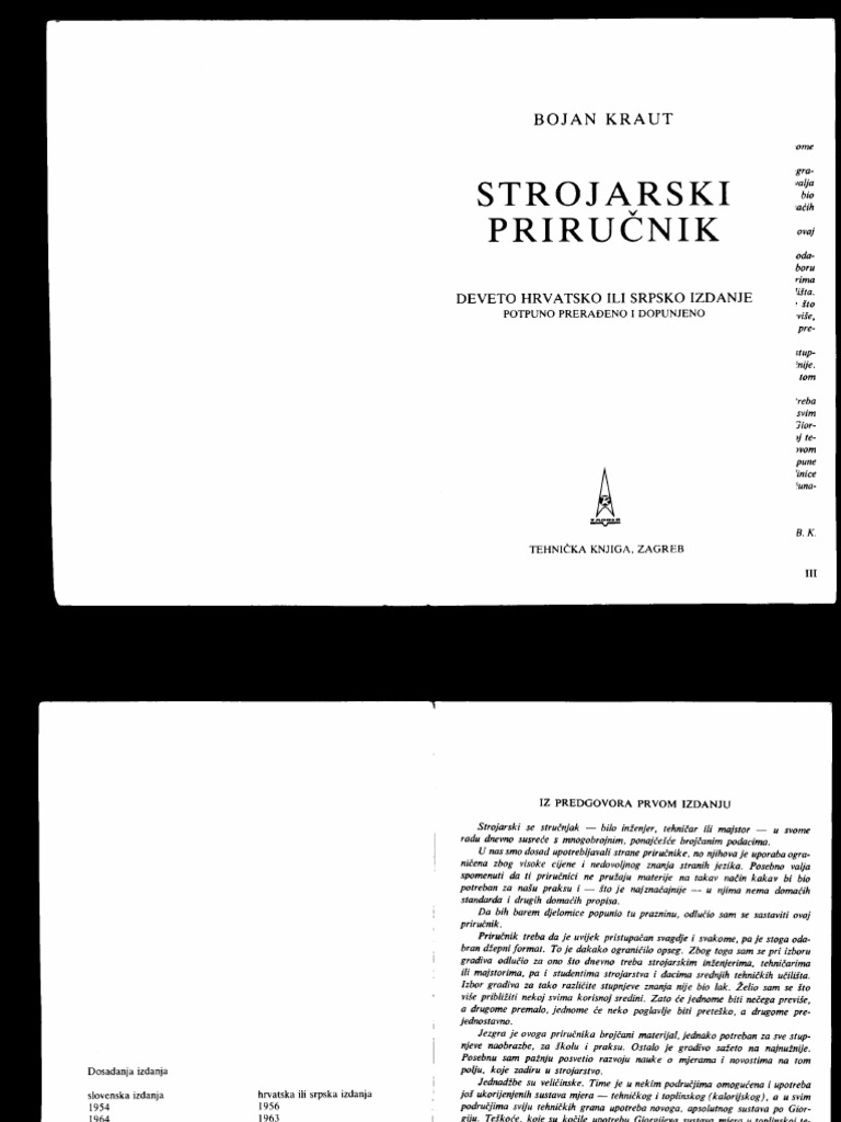 RB Tehnički Priručnik-Bojan Kraut | PDF