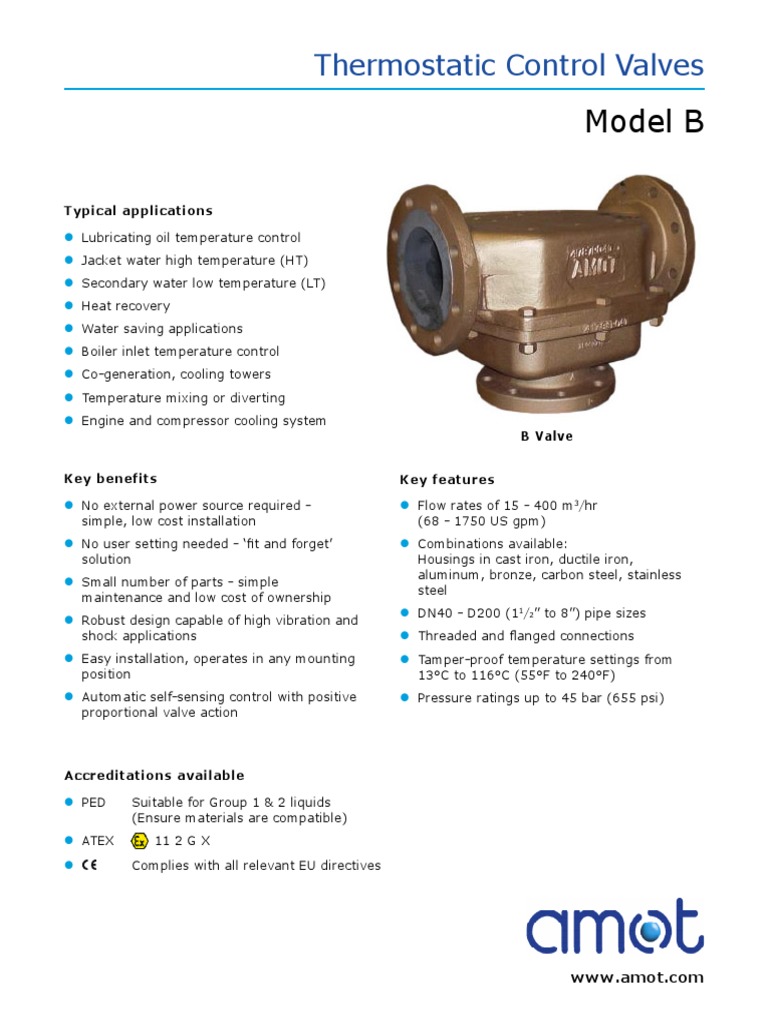AMOT Datasheet_B_Thermostatic_Valve_0713_rev3.pdf Thermostat Valve