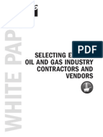 White Paper Selecting ERP for Oil and Gas Industry Contractors and Vendors