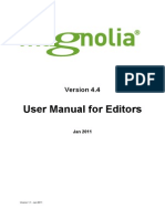 Magnolia 4.4 User Manual