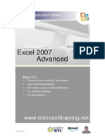 Excel 2007 Advanced Best STL Training Manual