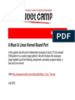 Sitara Boot Camp Uboot Linux Kernel Board Port