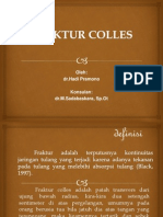 DR - Hadi Pramono. FRAKTUR-COLLES