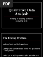 Lecture 6 Qualitative Data Analysis