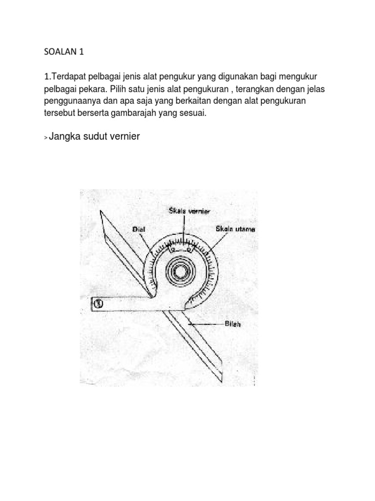 Jangka Sudut Vernier Pdf