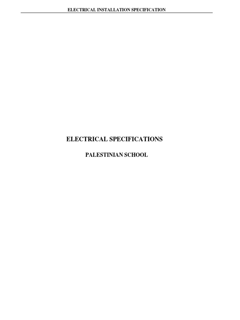 21.3 - C - Part 3 - Electrical Specs | PDF | Specification (Technical ...