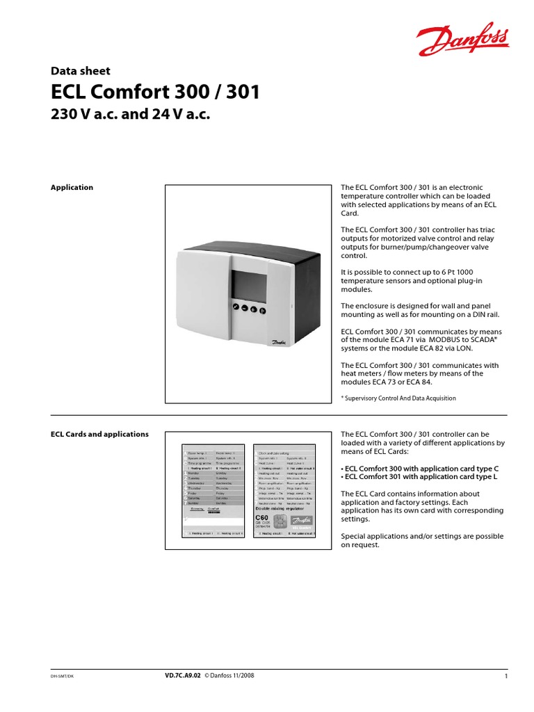 Ecl comfort 301 инструкция