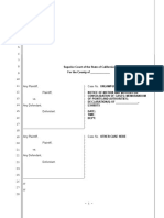 Sample Motion For Consolidation in California Eviction