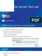 Building A SQL Server Test Lab
