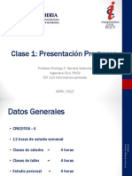 CLASE 1 PRESENTACIÓN DEL PROGRAMA