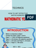 Technics: How To Get Effective Maths Aswers?