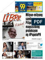 Milyun-Milyong Sambayanang Pilipino Mismo Magsisilbing Proteksyon NG #Popeinph