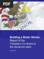 Building A Better Illinois Report of The Transition Co Chairs To The Governor Elect