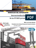 Internacionalización de Las PYMES Peruanas
