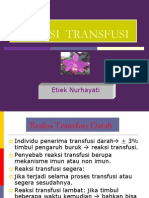 Reaksi Transfusi