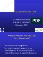 Volcanic Ash /aerosol and Dust: Dr. Bernadette Connell Cira/Csu/Rammt December 2003