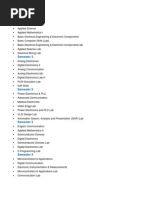 Syllabus Semester 1