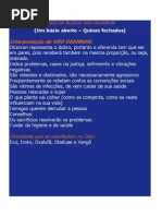 Jogo de Búzios Odu Okanran