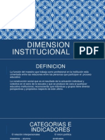 Dimension Institucional
