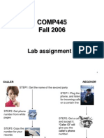 COMP445 Fall 2006: Lab Assignment 1