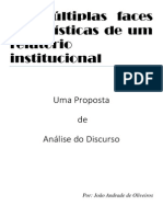 As múltiplas faces jornalísticas de um relatório institucional - Andrade de Oliveiros