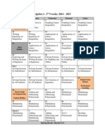 3rd Nine Weeks Calendar 2014-15