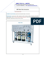 Omex Tech Co., Limited: OMT Water Filter Introduction