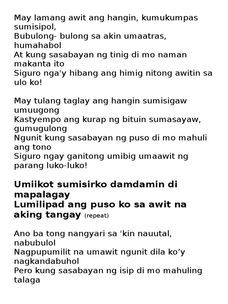 Hibang Sa Awit | PDF
