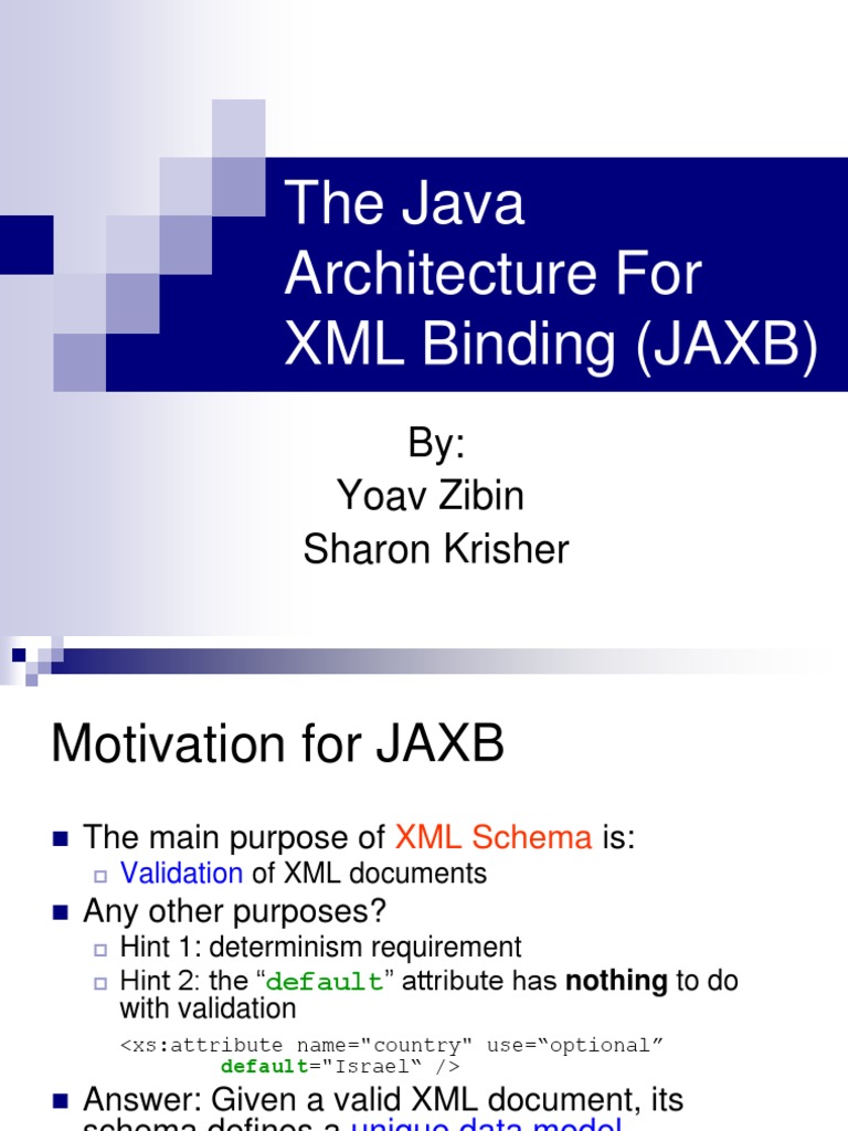 Jaxb Read Xml – JAXP vs JAXB: XML Processing APIs Compared – OQGPBB